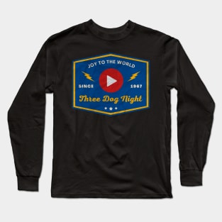 Three Dog Night // Play Button Long Sleeve T-Shirt